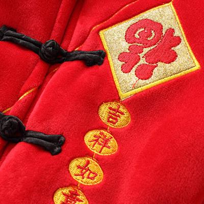家有萌宝的宝妈们快瞧瞧，这几款唐装拜年服可爱甜美，人见人爱