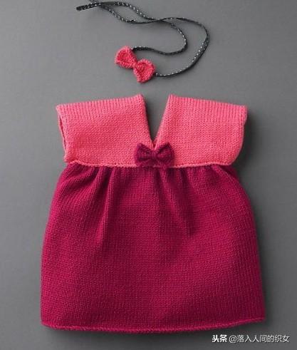 超级简单的婴幼儿背心编织 有图解哦！