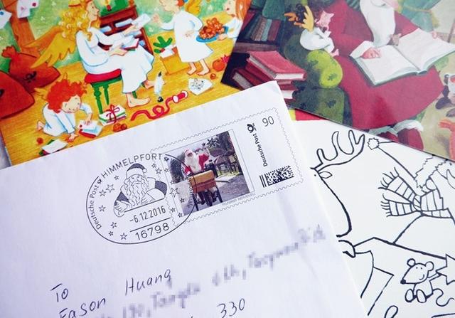 孩子第一封信的旅行，一起写信给圣诞老公公