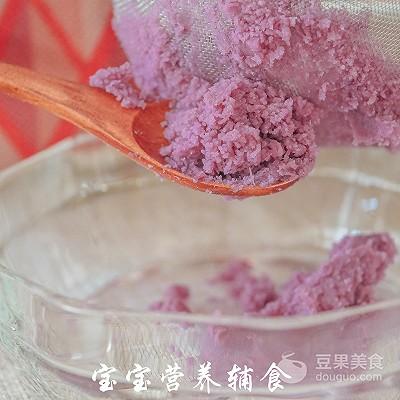 紫薯肉松仙豆糕-宝宝辅食