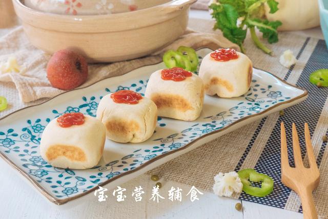 紫薯肉松仙豆糕-宝宝辅食