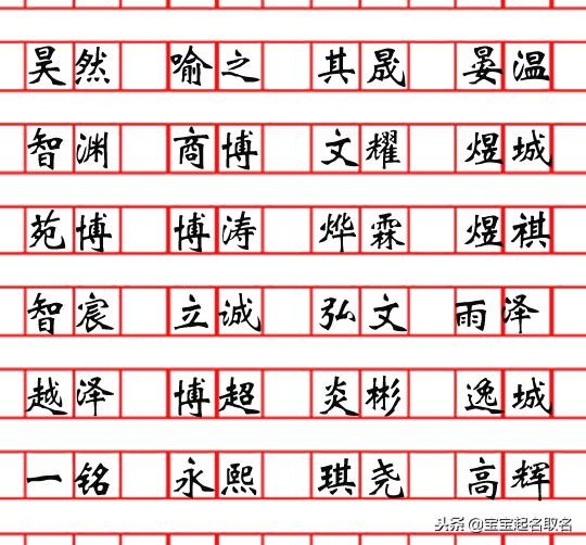 宝宝名字怎样取才好听？精选阳光明朗好名，取名拒绝烂大街！