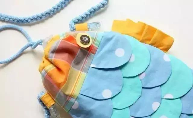 可爱的小鱼包包，让孩子爱不释手（附教程）