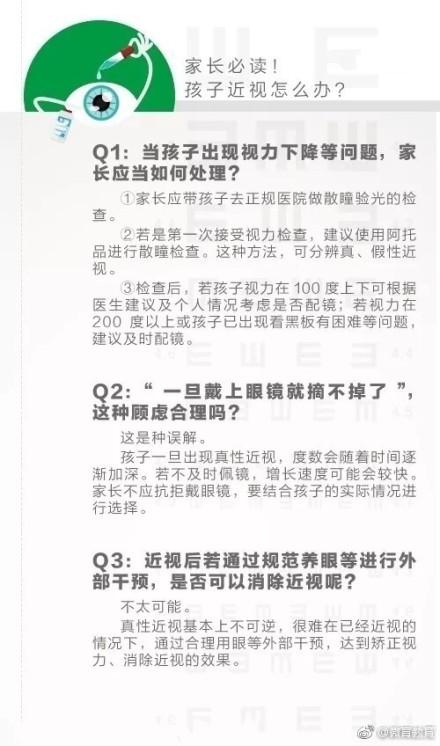 干货！呵护孩子眼睛“要点”来了