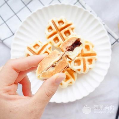 花生酱华夫饼的做法