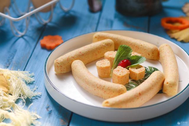 山药胡萝卜鸡肉肠——宝宝点心系列