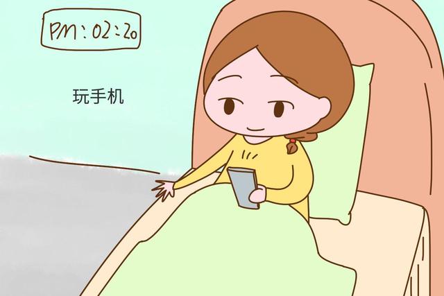 别不在意，孕期睡前玩手机太伤身，这三大问题会逐个找上你