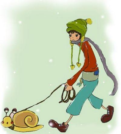 如果你忍不住总对孩子发火，请看看牵一只蜗牛去散步……