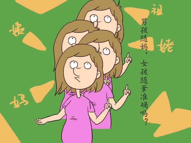 “男孩随妈，女孩随爹”准确吗？看看这几点，你家宝贝中了吗？