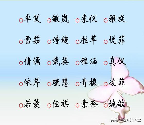 好听的名字就像漂亮衣服，给人自信，给孩子起名就该这样起
