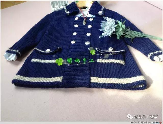 大牌5-6岁儿童大衣的织法，过年可以这么穿