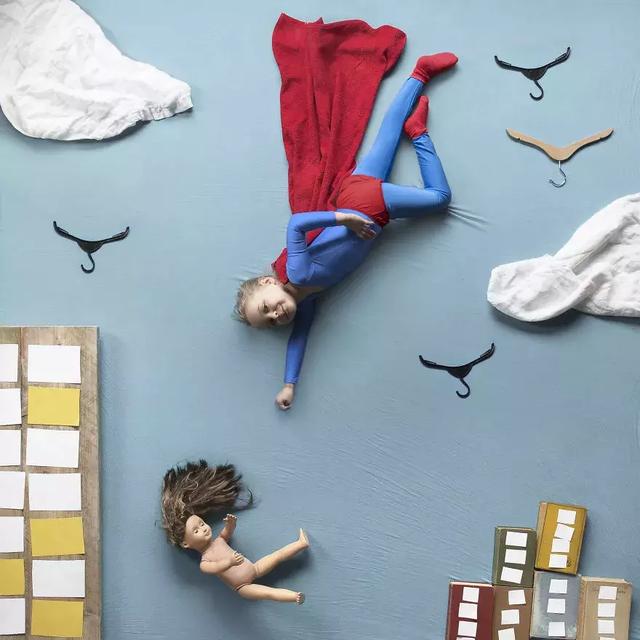 创意亲子照：原来有两个孩子，还可以这么玩！