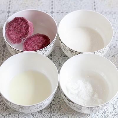 辅食日志｜紫薯松糕（12M+）