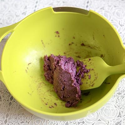 辅食日志｜紫薯松糕（12M+）