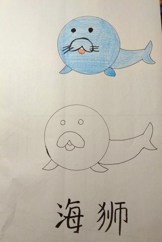 50张圆的简笔画孩子涂色看图识字（给孩子留着打印）