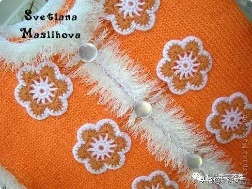 这样给孩子织背心和帽子很赞的