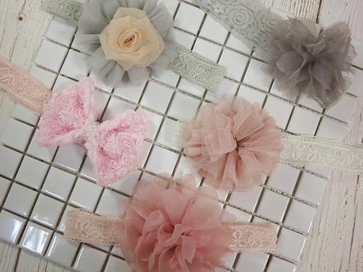 给女儿的手作发带、头饰，小宝宝也很适用