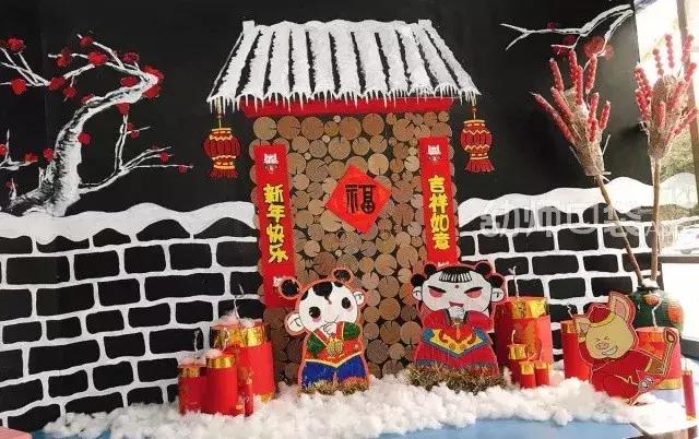 精选60张新年主题墙创意，让你的班级年味十足！