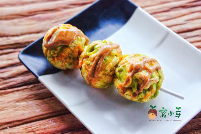 宝宝辅食：三文鱼菜蔬小丸子