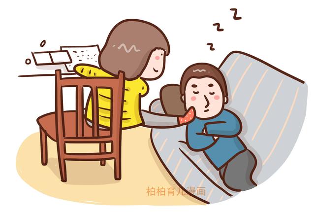爸爸午睡时，旁边女儿的搞笑表现，妈妈看了陷入沉思