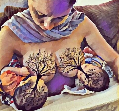 生命之树，看到第一张就被感动哭了，致敬所有妈妈们的伟大……