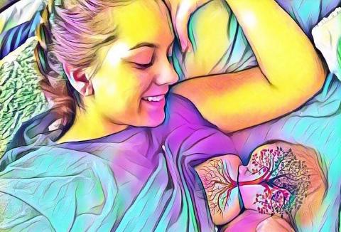 生命之树，看到第一张就被感动哭了，致敬所有妈妈们的伟大……