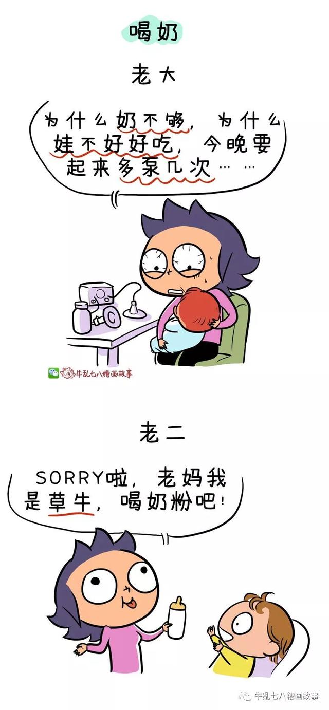 漫画｜“老大照书养，老二当猪养”我终于明白为啥老二总比老大机灵