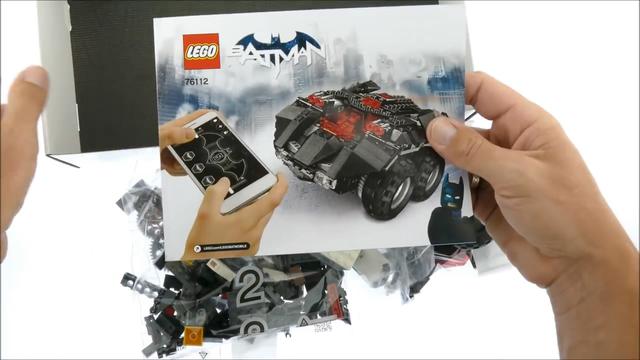 可以遥控的乐高玩具车，益智积木76112的拼装方法（图解）