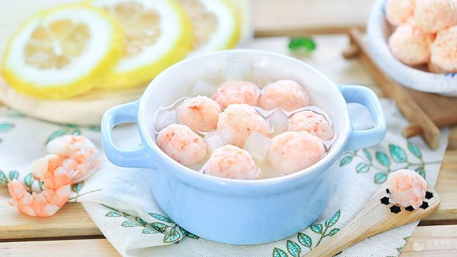 冬瓜虾丸汤的做法