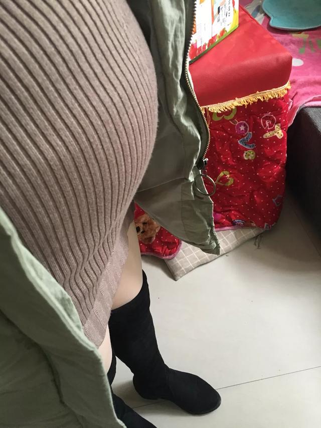 下雪啦，肚子里小宝宝看到了吗