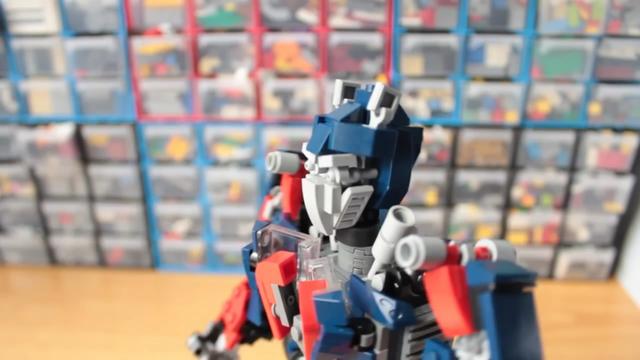 乐高擎天柱模型的拼装教程，手工难度3颗星（图解2-2）