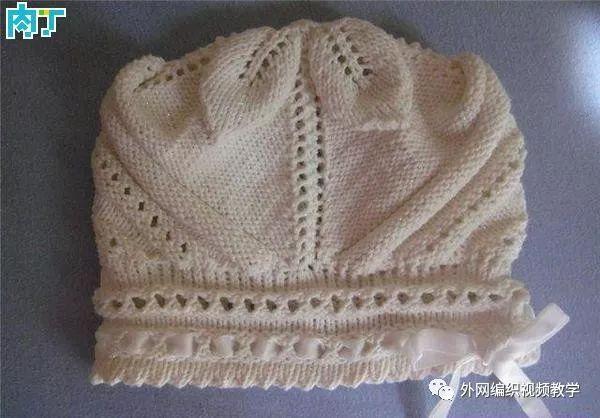 一款婴儿帽子，附图解