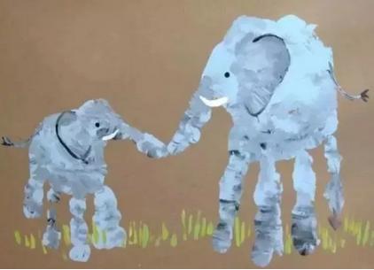 寒假孩子爱玩的10个手掌印画，零基础也能画出大作，简单易上手