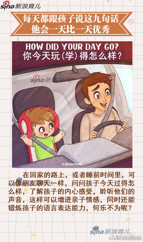 每天都跟孩子说这九句话，相信孩子会一天比一天更优秀哦！