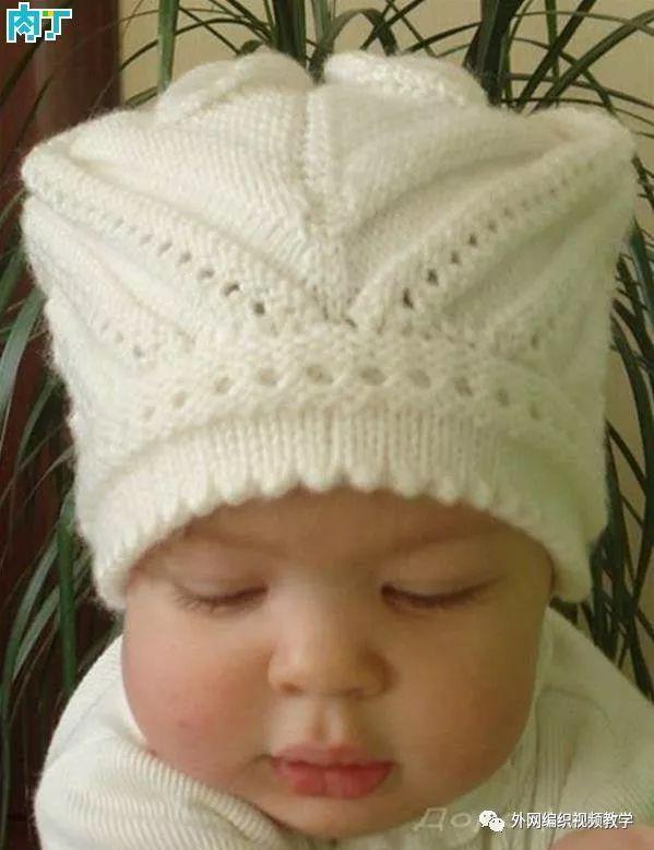 一款婴儿帽子，附图解