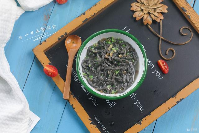 黑芝麻酱面线——宝宝辅食系列