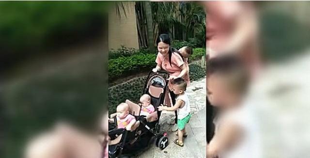 头胎生了儿子，二胎怀了三胞胎，宝宝出生后宝妈松了一大口气