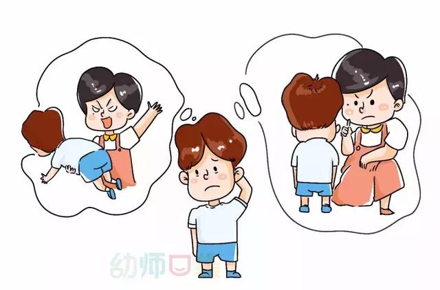 “妈妈，老师今天打我了！”
