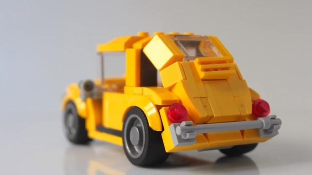 益智乐高系列,甲壳虫玩具车模型的拼装方法(图解)