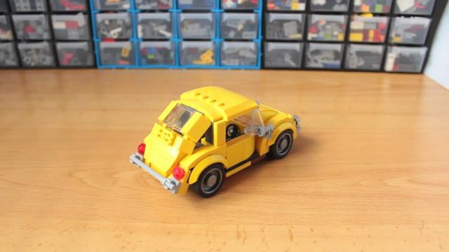 益智乐高系列,甲壳虫玩具车模型的拼装方法(图解)