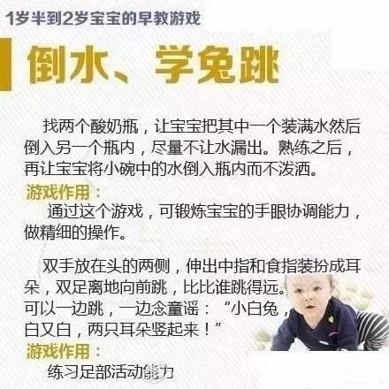 全面图解：适合婴幼儿的早教游戏，促进宝贝身体和大脑发育！