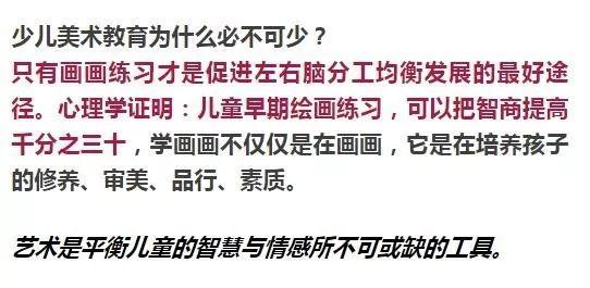 你很了解画画，但了解儿童美术吗？画画让孩子一生受益