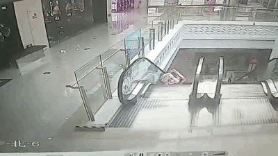 9个月大婴儿摔下6米高电梯，他做出惊人举动……惊险至极！