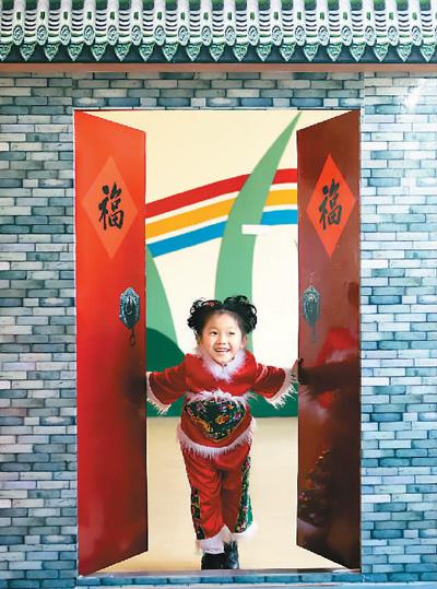 “中国娃”排练迎接中国年