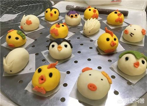 儿童吃的卡通馒头怎么做?和面的蔬菜汁是怎么做?