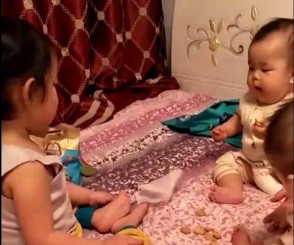 姐姐给弟弟开家庭会议，网友：这是又要骗人生双胞胎吗？