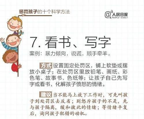 人民日报给家长们带来了10种教育孩子改掉坏习惯的方法