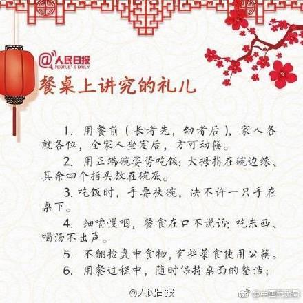 这些要讲究的礼儿，你都知道吗？