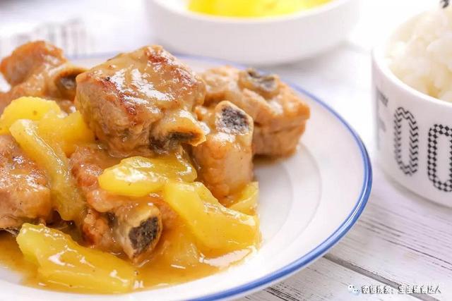 菠萝咕噜排骨 宝宝辅食食谱