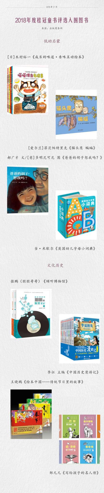 寒假了，给小朋友们推荐点书